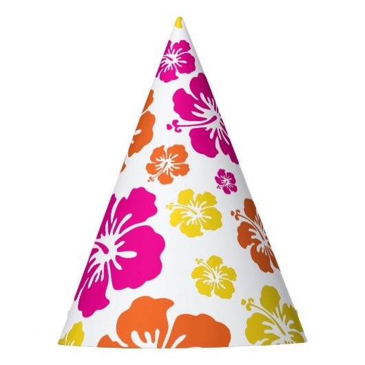 Aloha Niedlich Hawaiian 1. Geburtstag Party Thema Partyhütchen (Vorderseite)