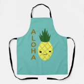 Aloha Niedlich Kawaii Ananas Schürze (Vorderseite)