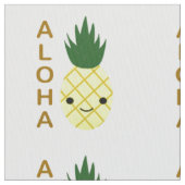 Aloha Niedlich Kawaii Ananas Stoff (Nahaufnahme)
