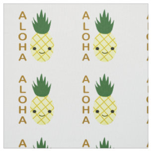 Aloha Niedlich Kawaii Ananas Stoff