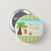 Aloha Niedlich Red Hair 'Danke für das Kommen' Button (Vorne & Hinten)