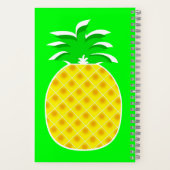 Aloha, niedliche Ananas, Ihr Name, einfaches Desig Notizblock (Rückseite)