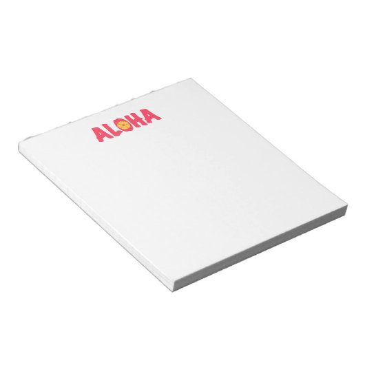 Aloha Notepad Notizblock (angewinkelt)