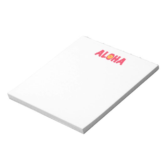 Aloha Notepad Notizblock (Rotiert)