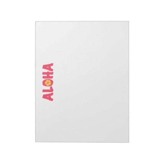 Aloha Notepad Notizblock (Rotiert)