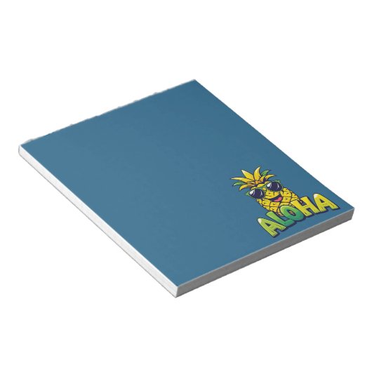 Aloha Notepad, tropisch Niedlich Notizblock (angewinkelt)