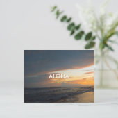 Aloha, Oahu. Postkarte (Stehend Vorderseite)