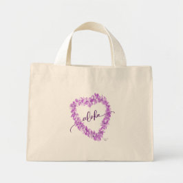 Aloha Orchid Lei Tote Bag Mini Stoffbeutel