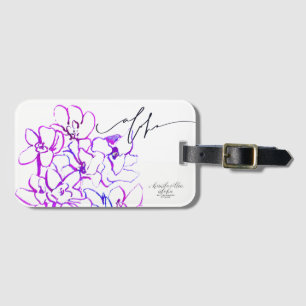 Aloha Orchideen-Gepäck/Taschen-Umbau Gepäckanhänger
