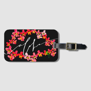 Aloha-Orchideen-Lei-Gepäckanhänger Gepäckanhänger