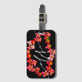 Aloha Orchideen-Leu-Gepäckanhänger Gepäckanhänger (Vorderseite Vertikal)