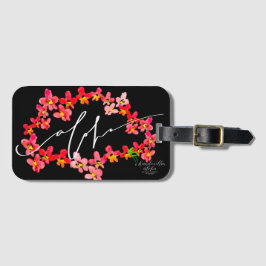Aloha Orchideen-Leu-Gepäckanhänger Gepäckanhänger