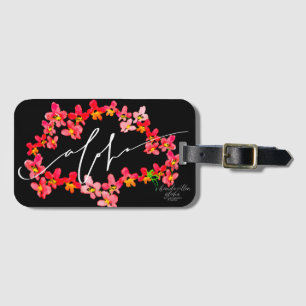 Aloha Orchideen-Leu-Gepäckanhänger Gepäckanhänger