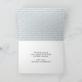 Aloha Palm Tree 2 Foto Feiertagskarte (Innenseite)