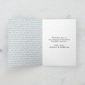 Aloha Palm Tree 2 Foto Feiertagskarte (Innenseite)