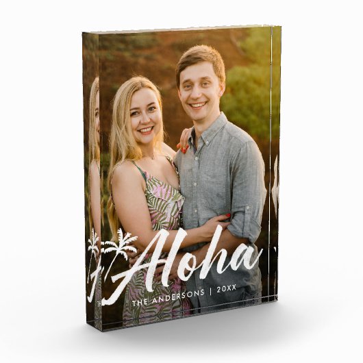 Aloha Palm Tree Holiday Foto (Links)