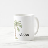 Aloha-Palme Kaffeetasse (VorderseiteRechts)