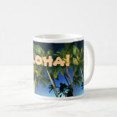 Aloha Palme-Tasse Kaffeetasse (VorderseiteRechts)
