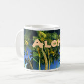 Aloha Palme-Tasse Kaffeetasse (Vorderseite Links)