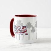 Aloha Palms USA Tasse (Vorderseite Links)