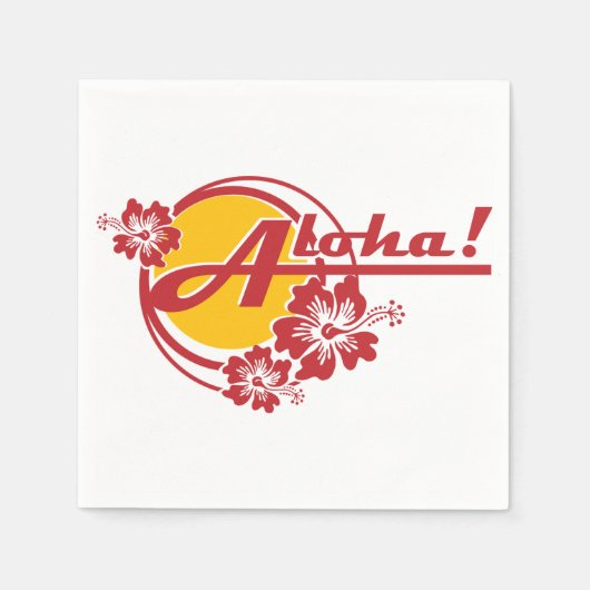 Aloha Paper Napkins Serviette (Vorderseite)