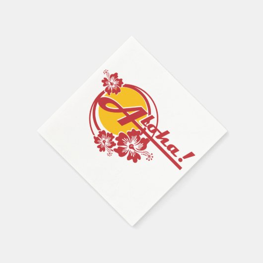 Aloha Paper Napkins Serviette (Ecke)