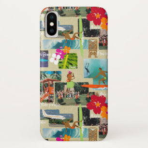 Aloha Paradise Hawaiianische Vintage Postkarte Case-Mate iPhone Hülle