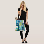 Aloha Patchwork Hawaiian Beach Bag - Aquamarin Tasche (Am Model)