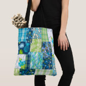 Aloha Patchwork Hawaiian Beach Bag - Aquamarin Tasche (Von Nahem)