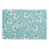 Aloha Patchwork Hawaiian Tropical Prints - Aquamar Kissenbezug (Rückseite)