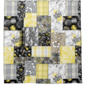 Aloha Patchwork Hawaiianische Tropenprinzen - Neut Duschvorhang (Vorderseite)