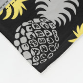 Aloha Patchwork Hawaiianische Tropenprinzen - neut Fleecedecke (Ecke)