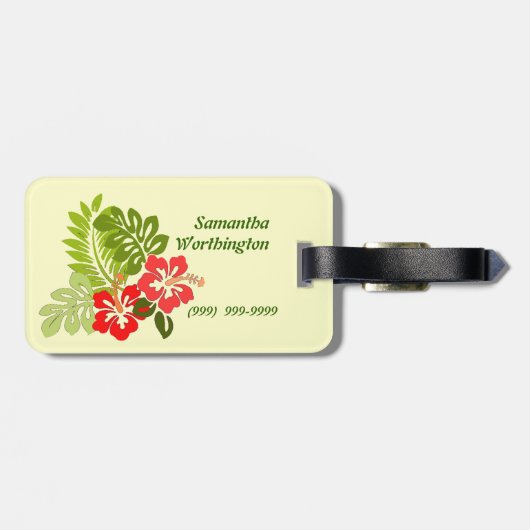 Aloha personalisierter Umbau Gepäckanhänger (Rückseite horizontal)