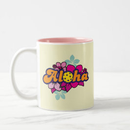 Aloha Pickleball Zweifarbige Tasse