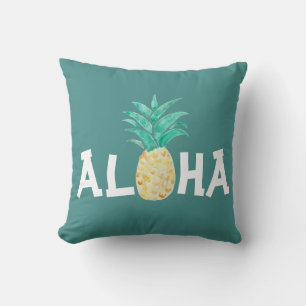 Aloha Pineape Aquarellmalerei Pillow Kissen