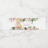 Aloha Pineaple Baby Dusche Wasserflaschenetikett (Einzelnes Label)