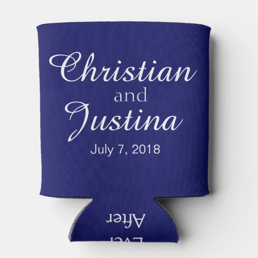 Aloha Pineaple Beach Party Luau | Marine weiß Dosenkühler (Rückseite)