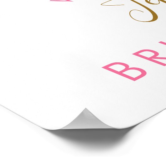 Aloha Pineaple Brautparty Willkommen Poster (Ecke)