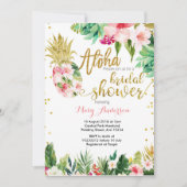 Aloha Pineaple Bridal Dusche Einladung (Vorderseite)