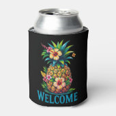 Aloha Pineaple Can Cooler House Party Geschenk Dosenkühler (Kanne Vorderseite)