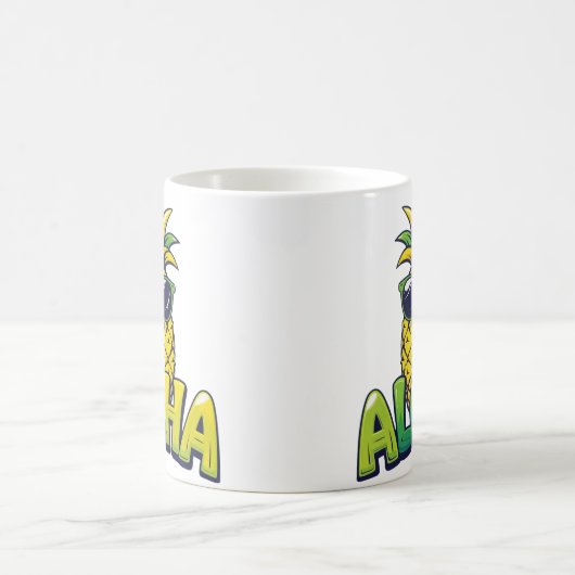 Aloha Pineaple Collection Aquamarine Kaffee-Tasse Kaffeetasse (Mittel)