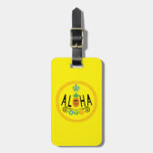 Aloha Pineaple Design - Doppelseitige Gepäckmarke Gepäckanhänger (Vorderseite vertikal)