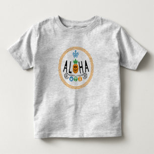 Aloha Pineaple Design - Kleinkind Fine Jersey T-Sh T-shirt