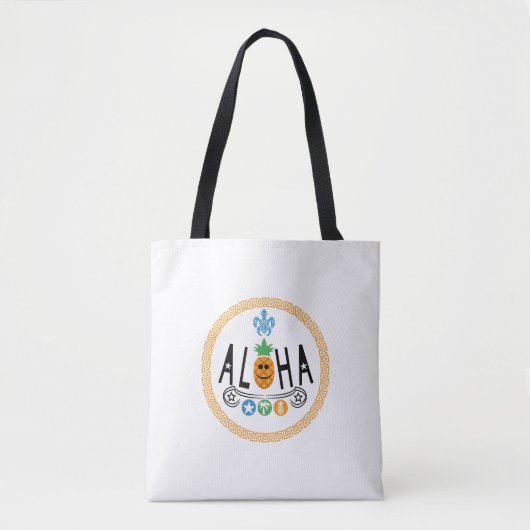 Aloha Pineaple Design - Multiprint-Tasche, Tasche (Vorderseite)