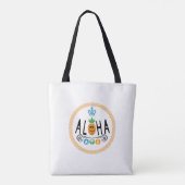 Aloha Pineaple Design - Multiprint-Tasche, Tasche (Rückseite)