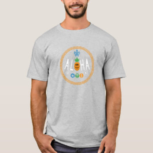 Aloha Pineaple Design - T - Shirt für Männer