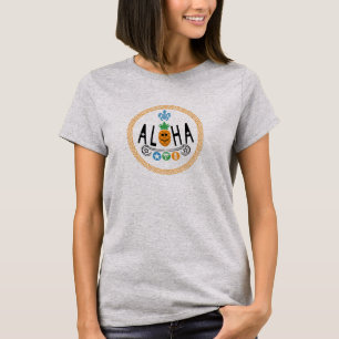 Aloha Pineaple Design - Women's Basic T - Shirt