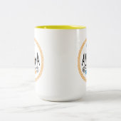 Aloha Pineaple Design - Zwei-Tone-Tasse Zweifarbige Tasse (Mittel)