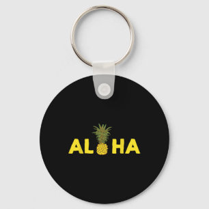 Aloha Pineaple Hawaii Vacation Beach Tropical Schlüsselanhänger