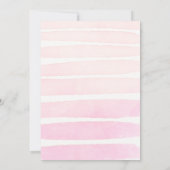 Aloha Pineaple Pink zum Geburtstag Einladung (Rückseite)